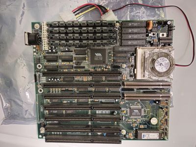 Vintage AMD Am486 DX4-120 Motherboard for Windows 95 Retro PC Build - Socket 3