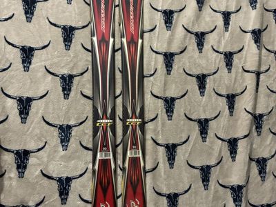 Rossignol Cross Cut 90cm Youth/Kids Skis – Junior Downhill Skis – Red/Yellow