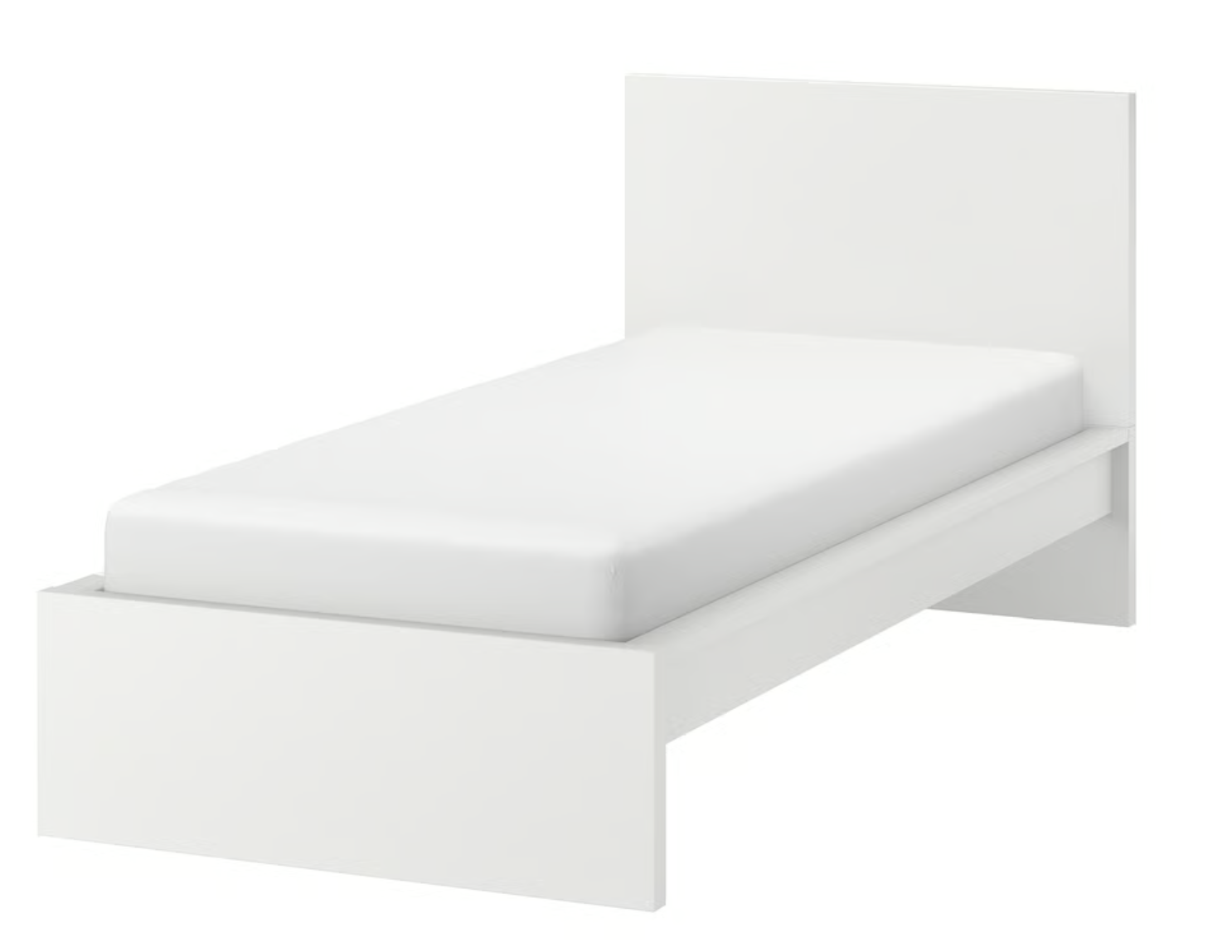 IKEA MALM Twin Bed Frame with 2 Storage Drawers – White – Excellent Condition