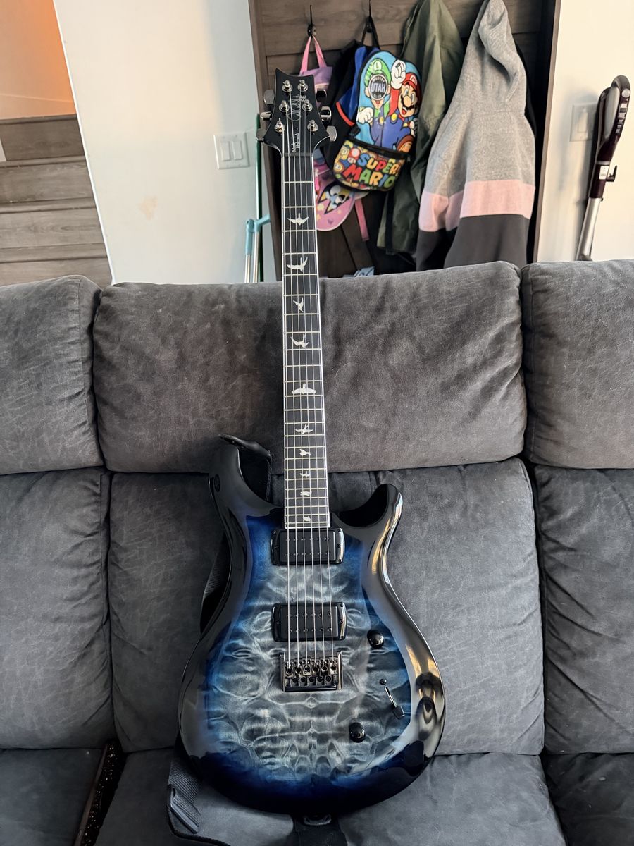 PRS Mark Holcomb SE Electric Guitar Blue Burst