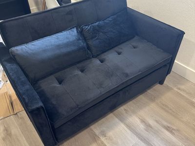 NEW Black Pullout Couch
