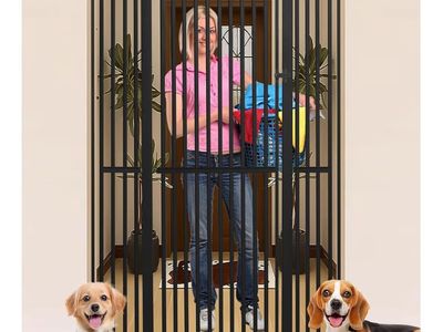 71" Extra Tall Pet Gate Adjustable 29.5-48" Wide