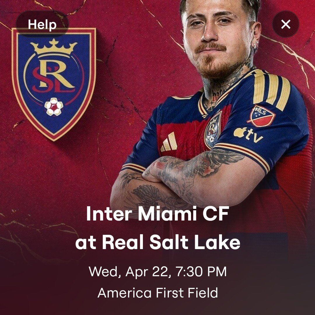 RSL Miami FC 4th row! 4 tickets/parking pass