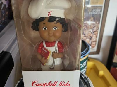 Vintage Campbell Kids Collectible Bobble Head Doll in Original Box