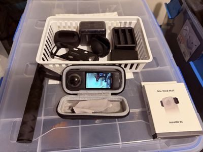 Insta360 X4, 3 batteries, perfect condition