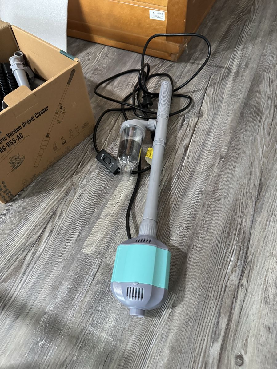 Hygger electric gravel vacuum barely used