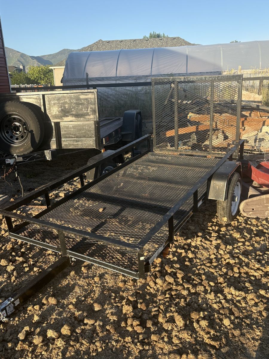 Steel open 5x10 trailer