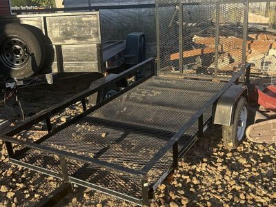Steel open 5x10 trailer