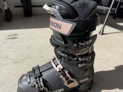 Salomon S/PRO Alpha W Ski Boots - Women's, Black/Rose Gold, Size 24/24.5, with inserts