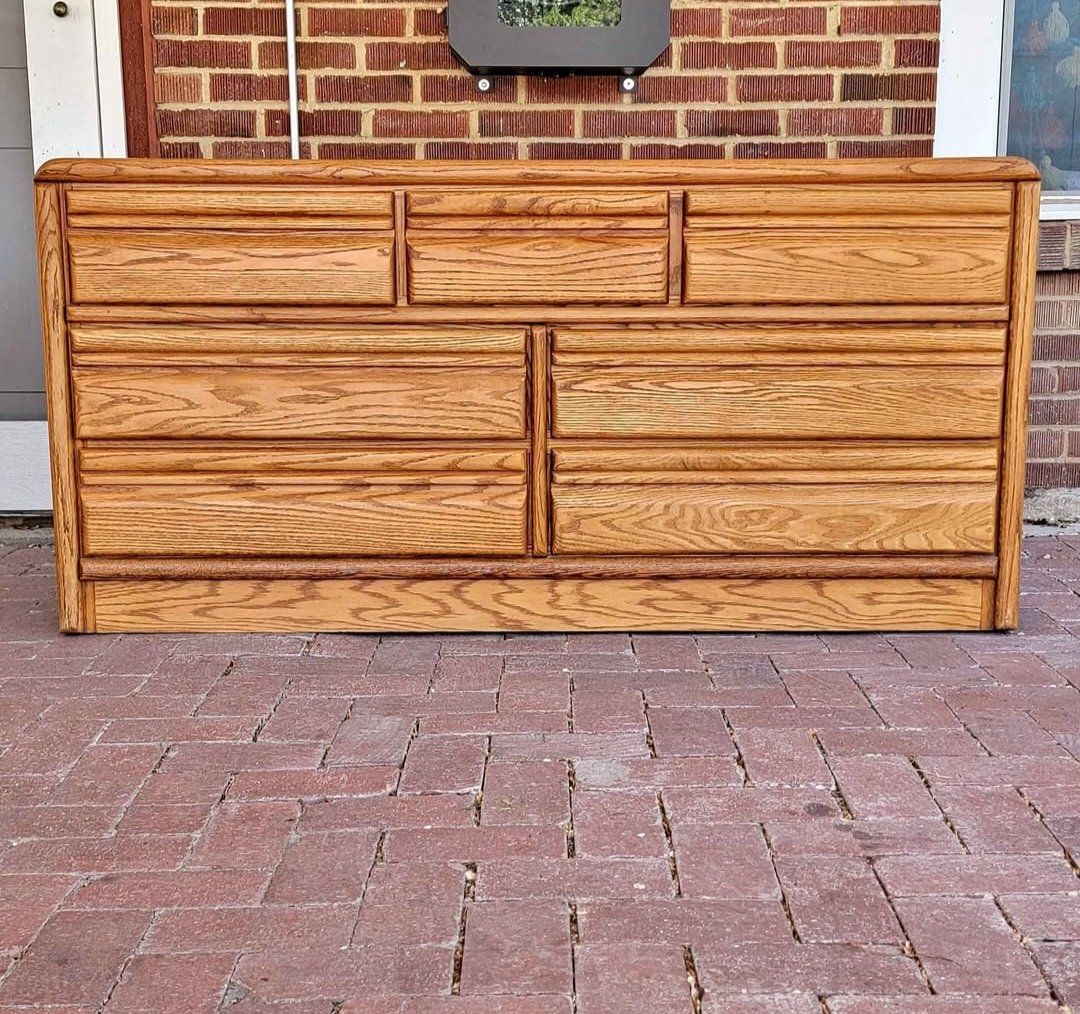 Vintage 7 Drawer Dresser