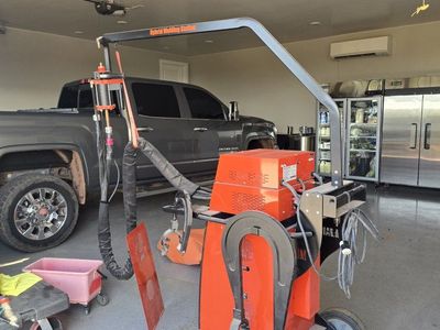 AIM Hybrid Welding Station panel pinch/tack welder
