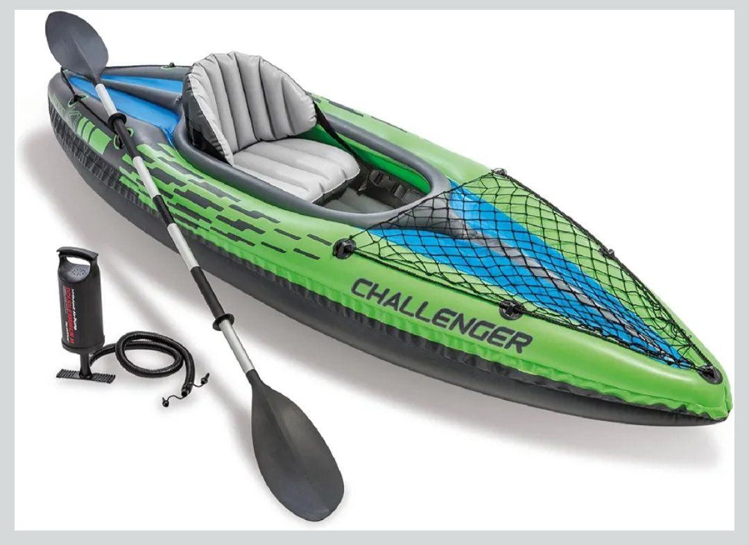 Intex Challenger K1 Inflatable Kayak with Oar