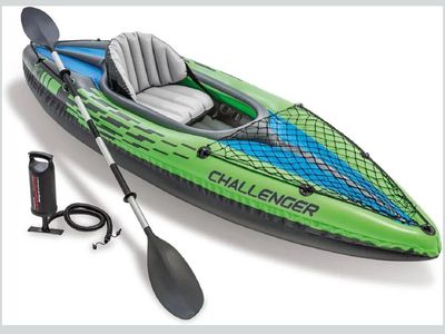 Intex Challenger K1 Inflatable Kayak with Oar