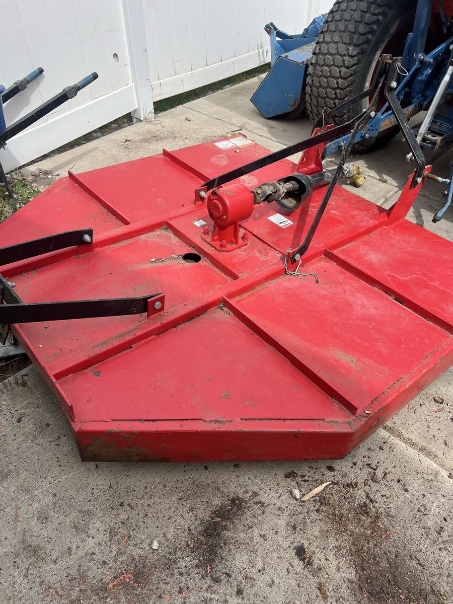 6’ rotary brush hog mower