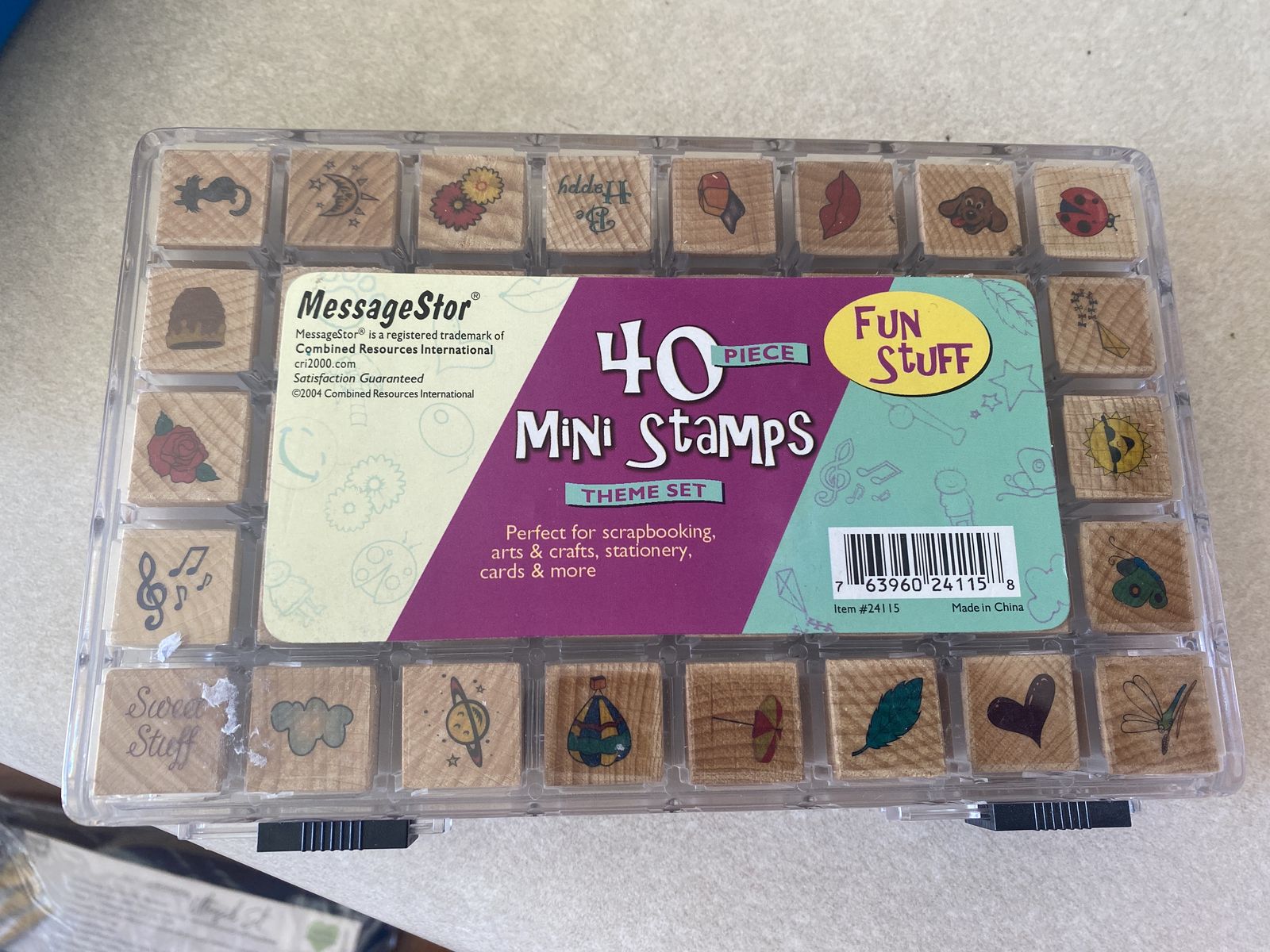 40 Piece Mini Stamp Set