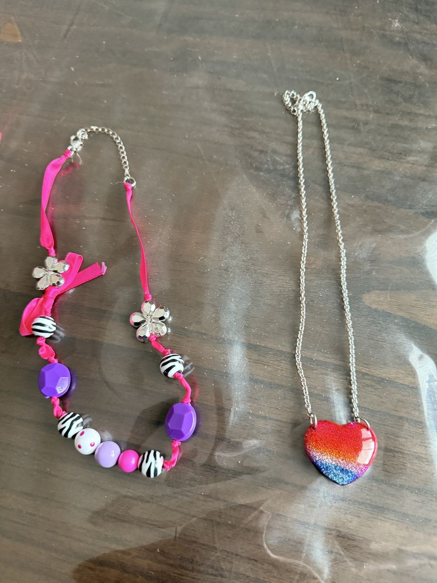 Two little Girls Necklaces