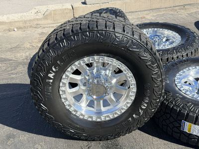 18" Hostile H138 8 Lug 8x170 Ford 35 Goodyear 305