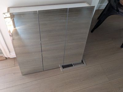 Bathroom wall mirror cupboard
