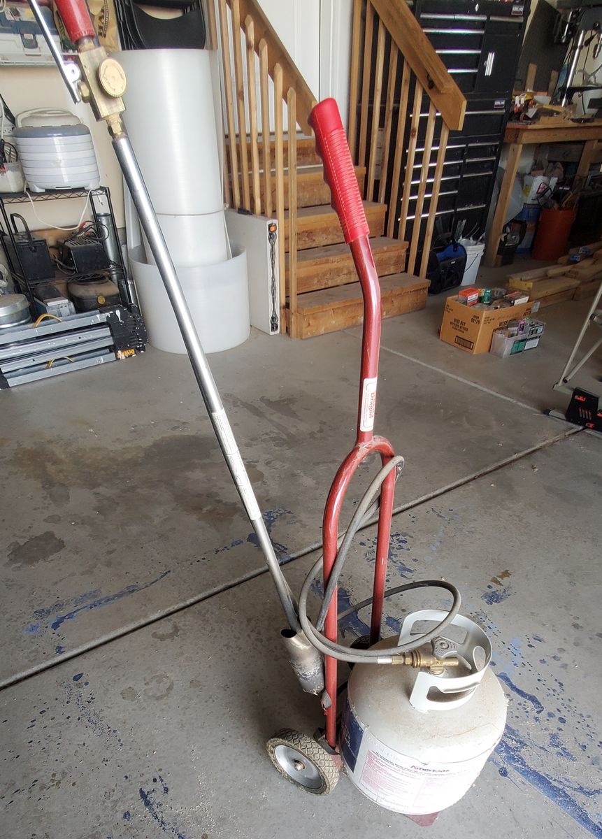 Weed burning torch - 400K btu Red Dragon BP 2512 C
