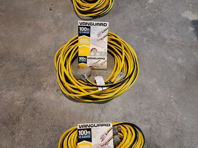 Extension Cords (New & Used Once)