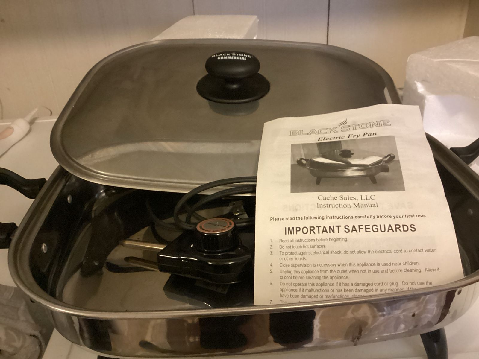Blackstone electric frypan