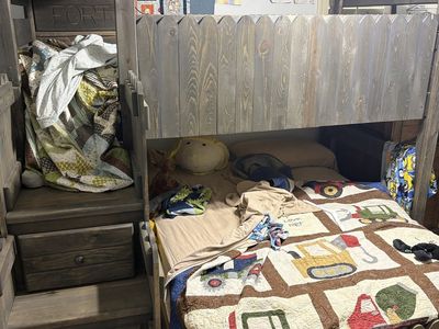 Twin over full bunk bed
