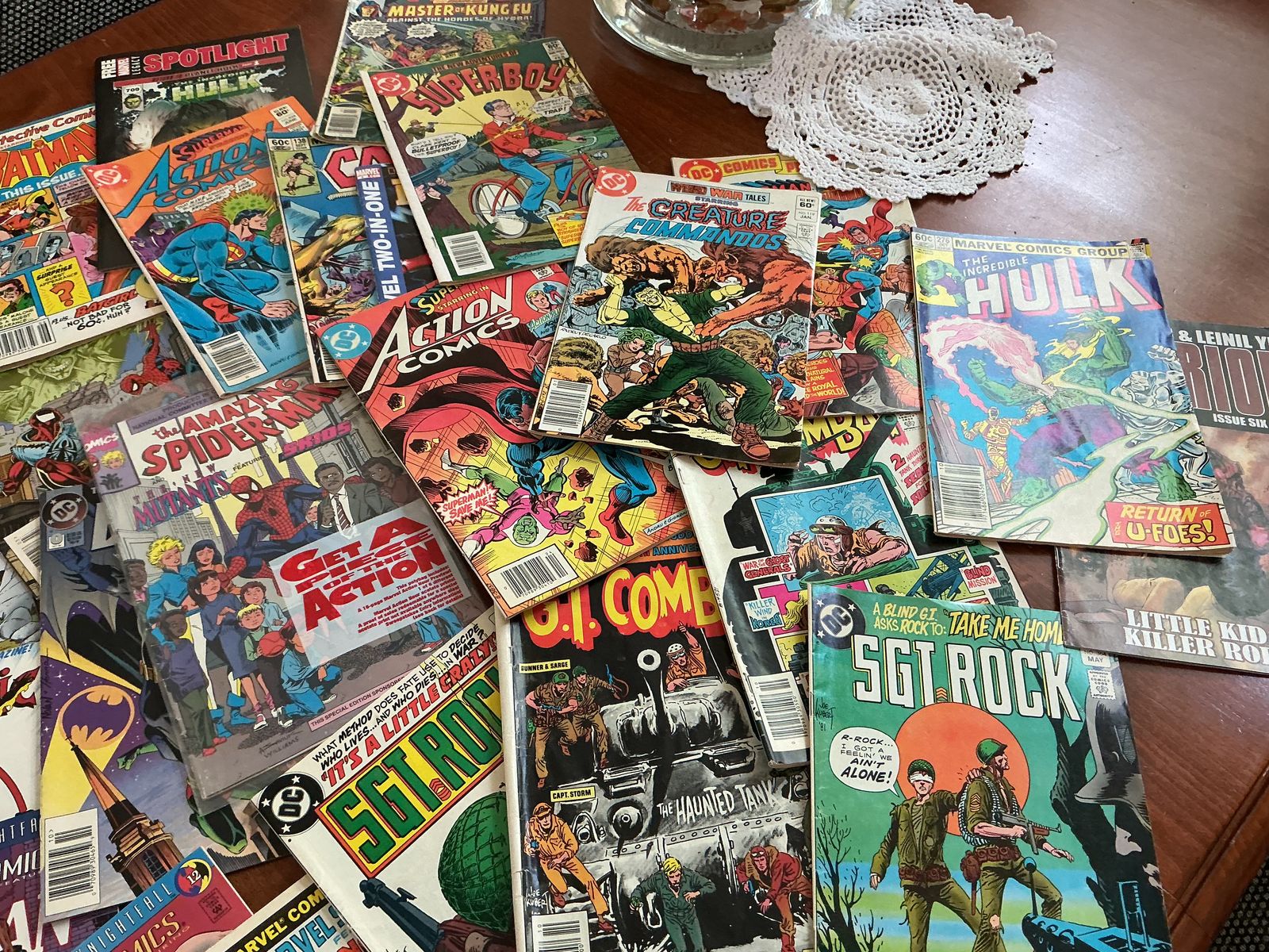 50 Comic books. DC. Marvel older collection
