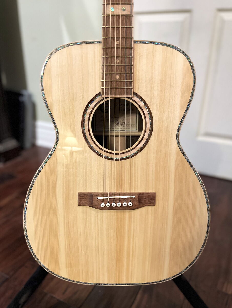 Custom luthier-built acoustic guitar.  LOCAL LUTHIER!