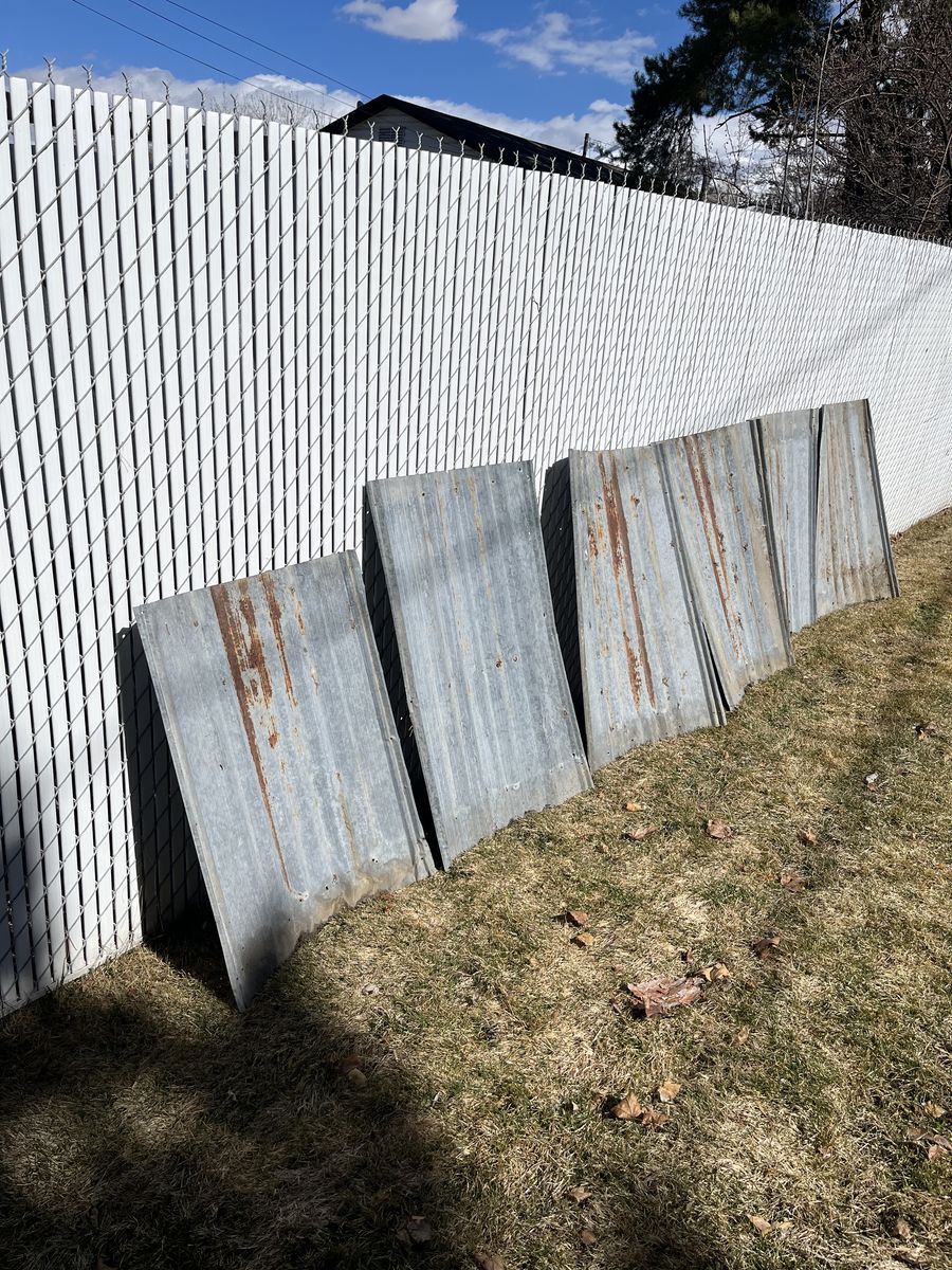 Vintage Galvanized, Roofing Tin