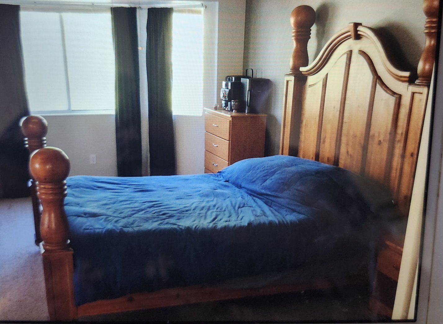 Queen Bed Frame (Mattress if you want it)