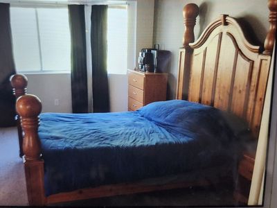 Queen Bed Frame (Mattress if you want it)