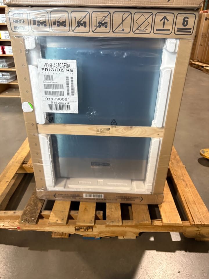 Frigidaire Professional PDSH4816AF 24" Built-in Dishwasher in Stainless Steel, Brand New!