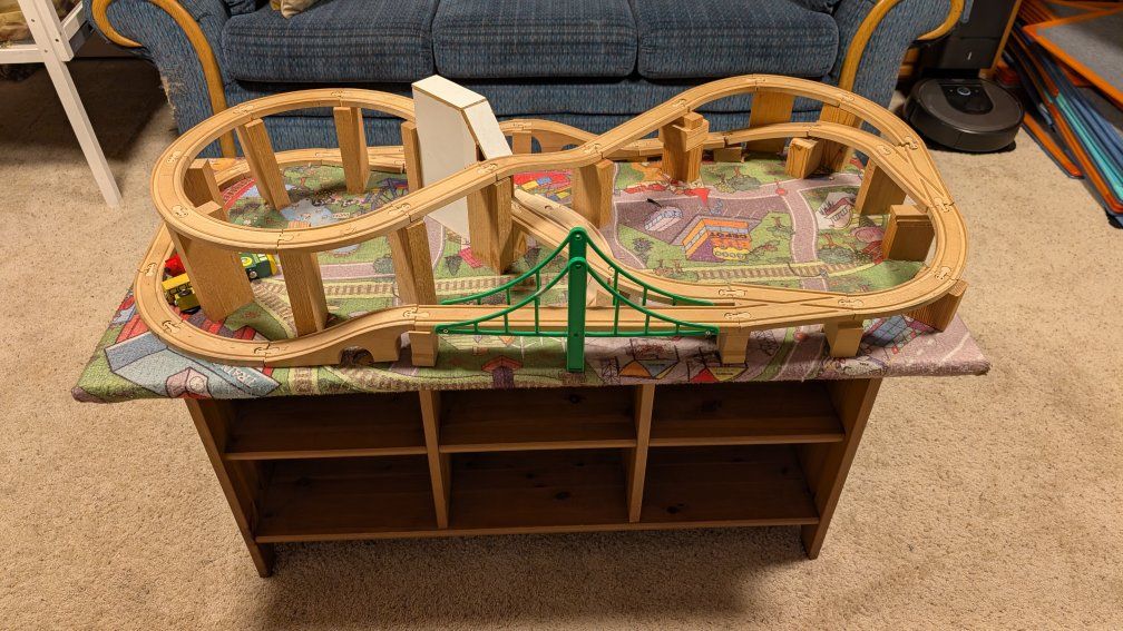Kids train table