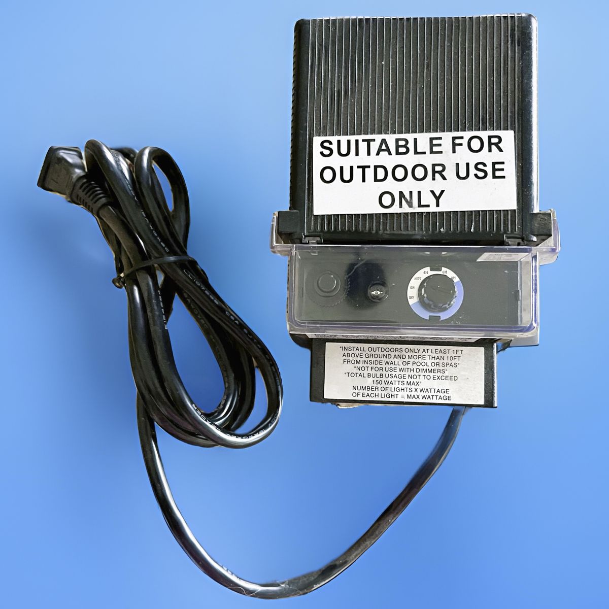 TDC Power DA-150-12W-1 Outdoor Low Voltage Landscape Lighting Transformer 150W 12V AC