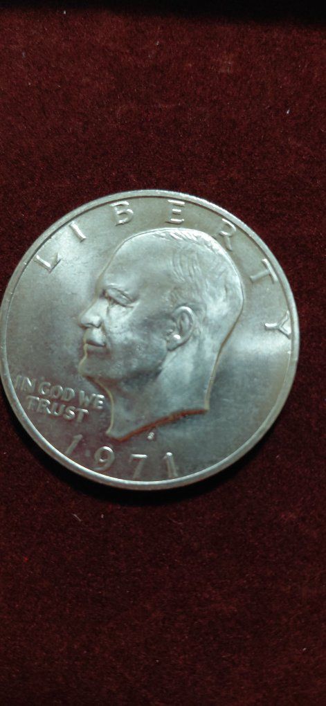 1971 Eisenhower Dollar Coin - Liberty "In God We Trust" Collectible