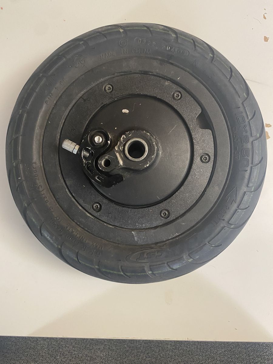 Rear Wheel (10 X 2.50) for Electric Scooter w/ Drum Brake