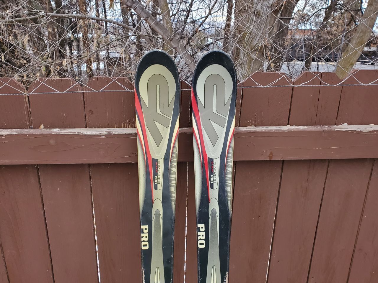 K2 Comanche Pro 167 cm Downhill Skis Bindings