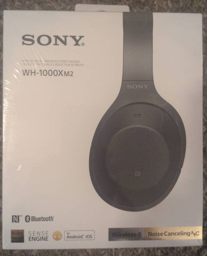 New Sony WH1000XM2BM Wireless Headphones