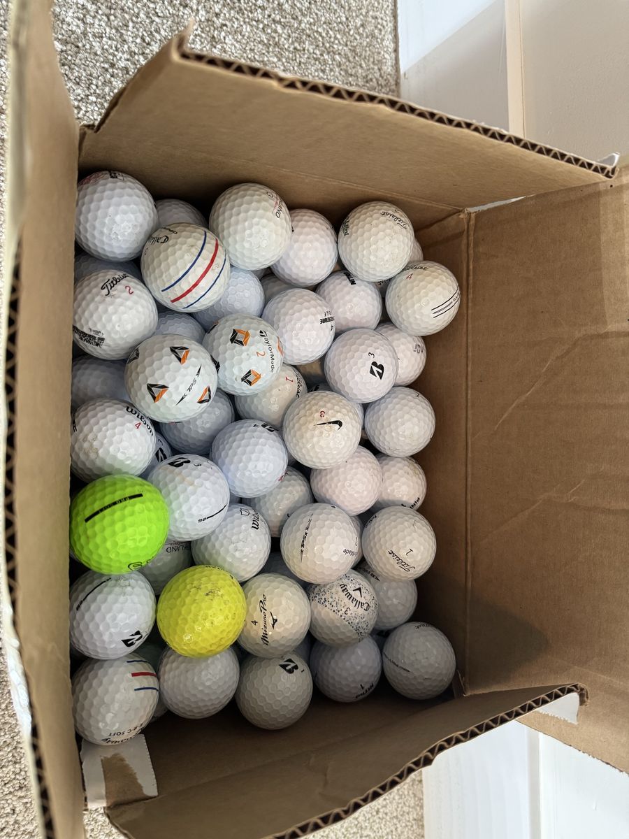 100 Used Golf Balls