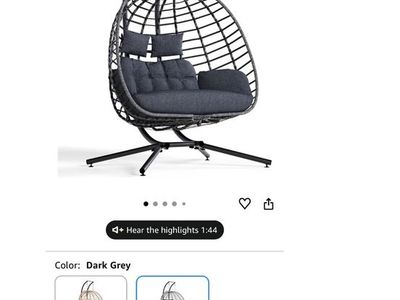 Double egg chair for sale