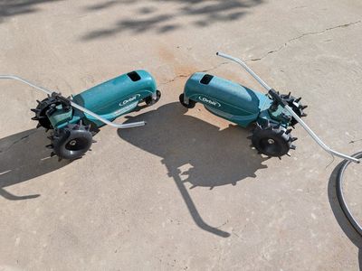 Orbit Traveling Sprinkler Aqua Green - Lot of 2 | Large Area Coverage