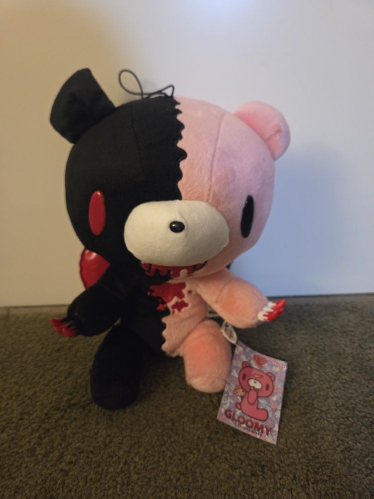Gloomy bear anime plush stuffed animal goth emo