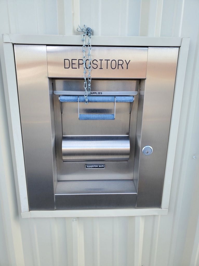 Hamilton Safe Steel Bank Depository