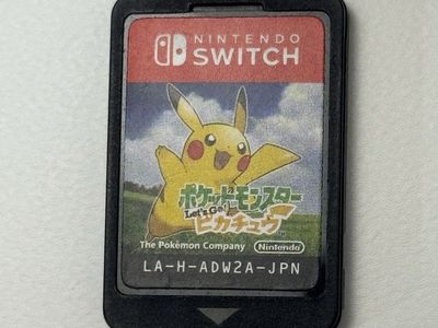 Nintendo Switch Game / Pokemon Lets Go Pikachu / Good Condition