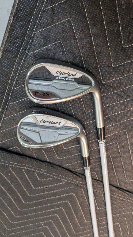 Cleveland Women's CBX ZipCore 46° Pitching and 50° Approach Wedges- Excellent Condition