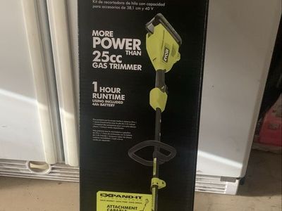 Ryobi 40V 15" Attachment Capable String Trimmer Kit