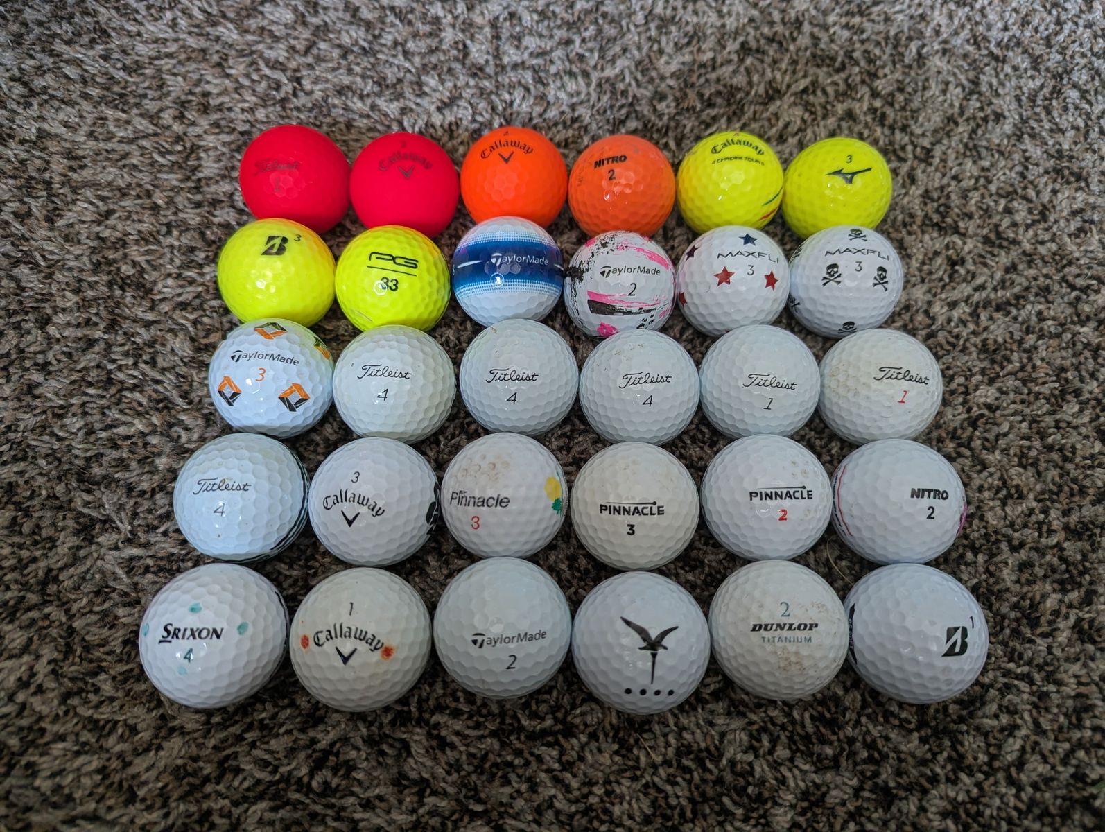 30 golf balls (various brands) #2