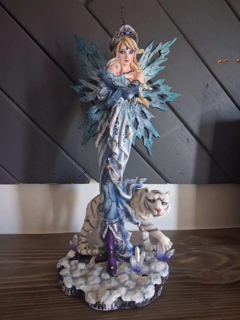 beautiful fairy statue
