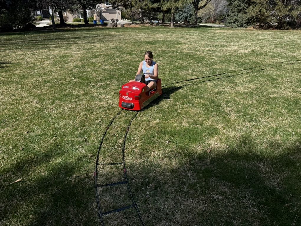Back Yard Kids Train Ride