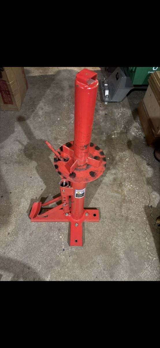 Red Portable Manual Tire Changer Mount/Demount Tool - For ATV, Golf Cart, Car & Light Truck Tires